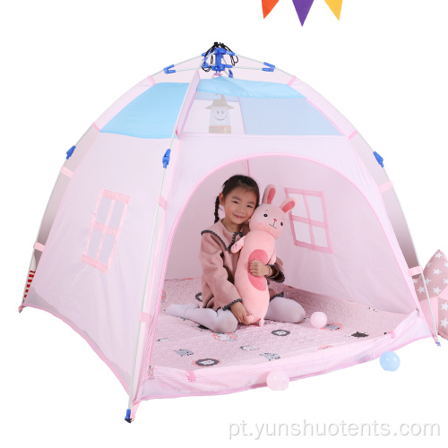 Tenda de brinquedos de interior com correspondência de cores tenda automática dobrável